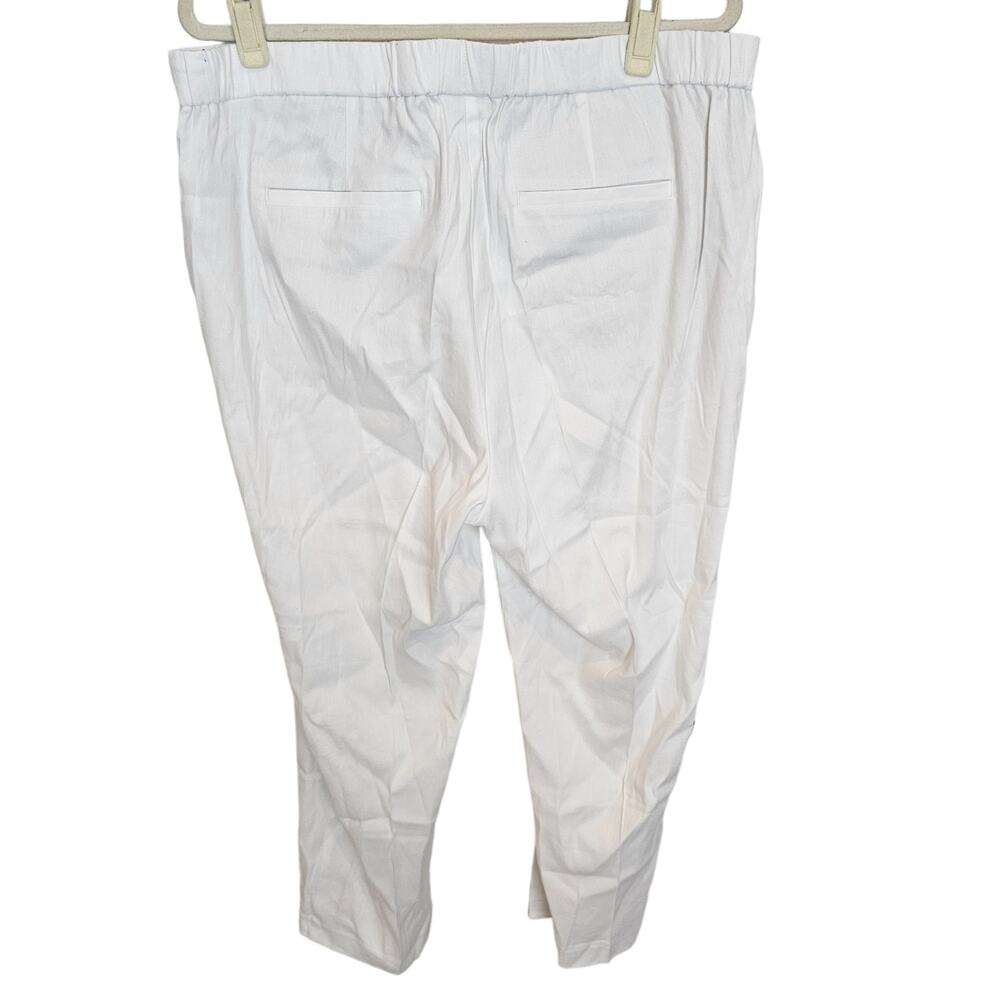 J. Jill Womens Linen Blend Trousers Size XL Resortwear Travel Career Minimalist - Picture 7 of 9